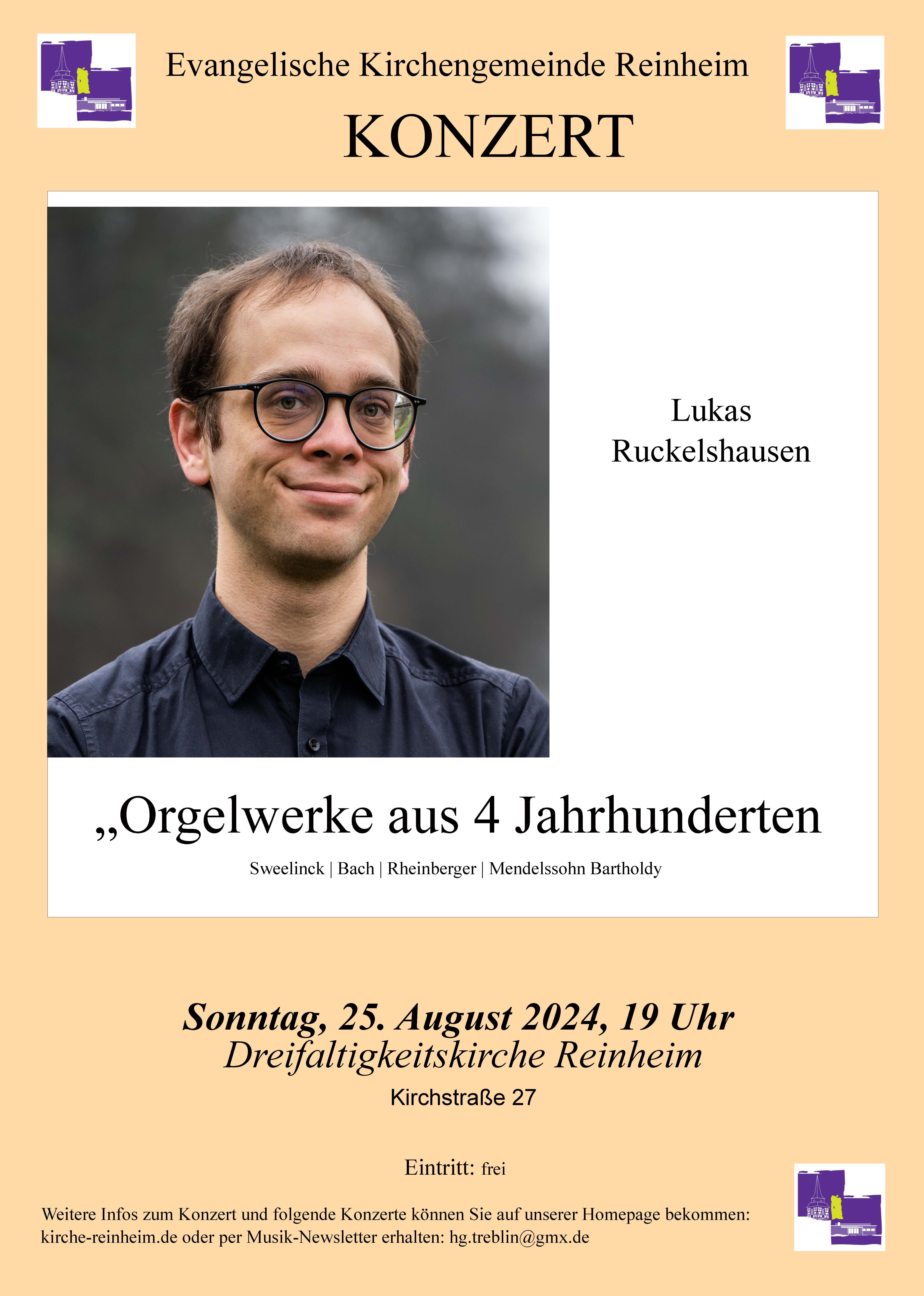 Plakat Ruckelshausen Reinh 25.8.2024