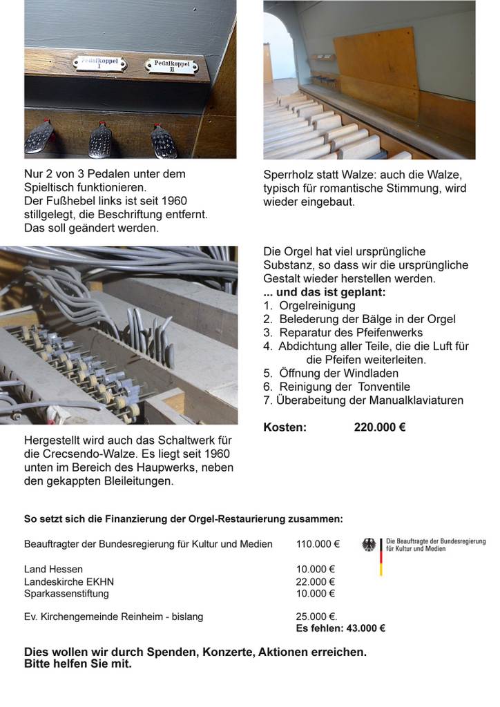 2 Orgelsanierung 2021. 2Plakate Seite 2